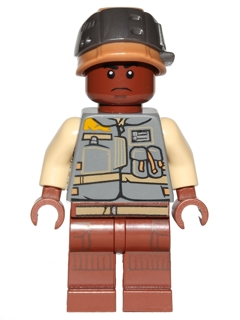 LEGO Minifigure -- Rebel Trooper (Lieutenant Sefla) (75153)-Star Wars / Star Wars Rogue One -- SW0784 -- Creative Brick Builders